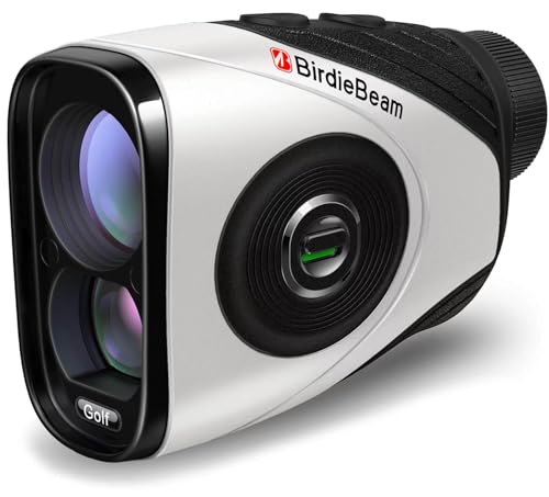 BirdieBeam Golf Rangefinder with Slope, 1200Y Laser Range Finder for Golf, 7X Magnification, Flag...