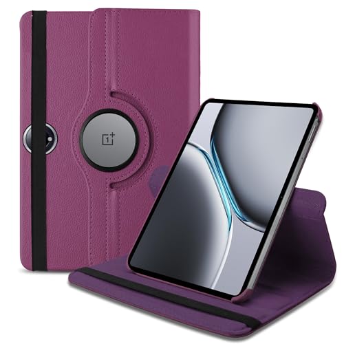 Image of TGK 360 Rotatable Smart Flip Case Cover for OnePlus Pad 2 12.1 inch Tablet (Purple)