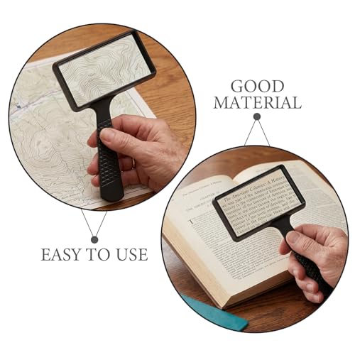 Loupe en verre résistant SECFOU rectangulaire ergonomique premium - 4