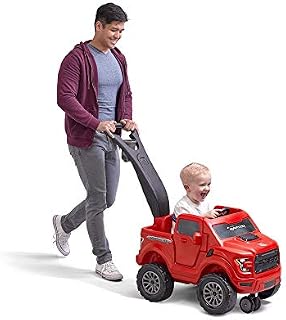 Step2 2-in-1 Ford F-150 Raptor | Kids Ride On Push Car | Red
