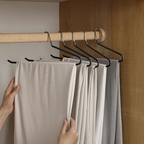 Cintres en métal multifonctions ouverts antidérapants pour écharpes - 5