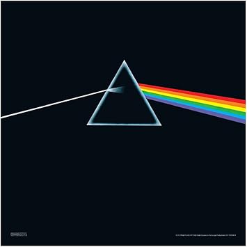 Pyramid America - Pink Floyd Poster - Pink Floyd The Dark Side of the Moon Album Poster - 12 x 12 Poster Print Wall Art, Ideal for Home Decor, Office Decor & Living Room Decor
