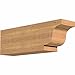 Ekena Millwork RFT06X08X24NEW00SWR Newport Smooth Rustic Wood Rafter Tails