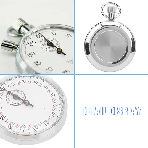 Chronomètre de sport mécanique manuel à affichage analogique rétro