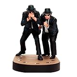 SD TOYS The Blues Brothers Jake y Elwood Cantando Figura 18 cm con Luz