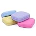 Cute Pocket Mini Contact Lens Case Travel Kit Easy Carry Mirror Container Holder Purple