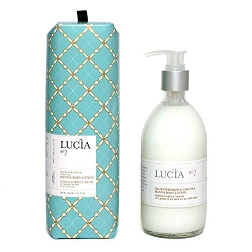 Lucia Hand and Body Lotion, Sea Watercress and Chai Tea, 1.2 Ounce