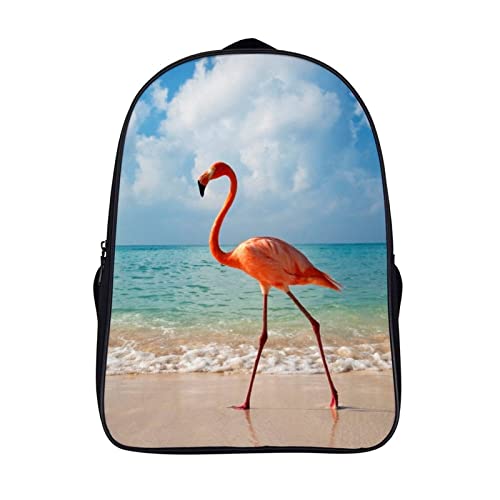 Sac à dos pour enfants adultes Animal Flamingo décontracté 40cm