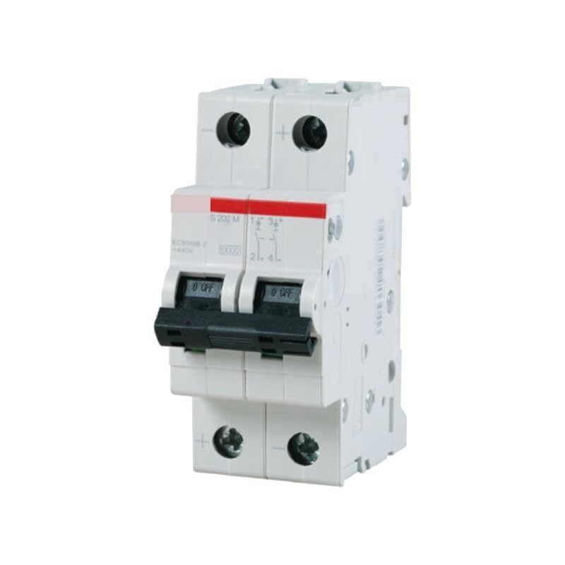Disjoncteur CC série S200M S202M-C16DC bipolaire 16A pour coffret électrique DC