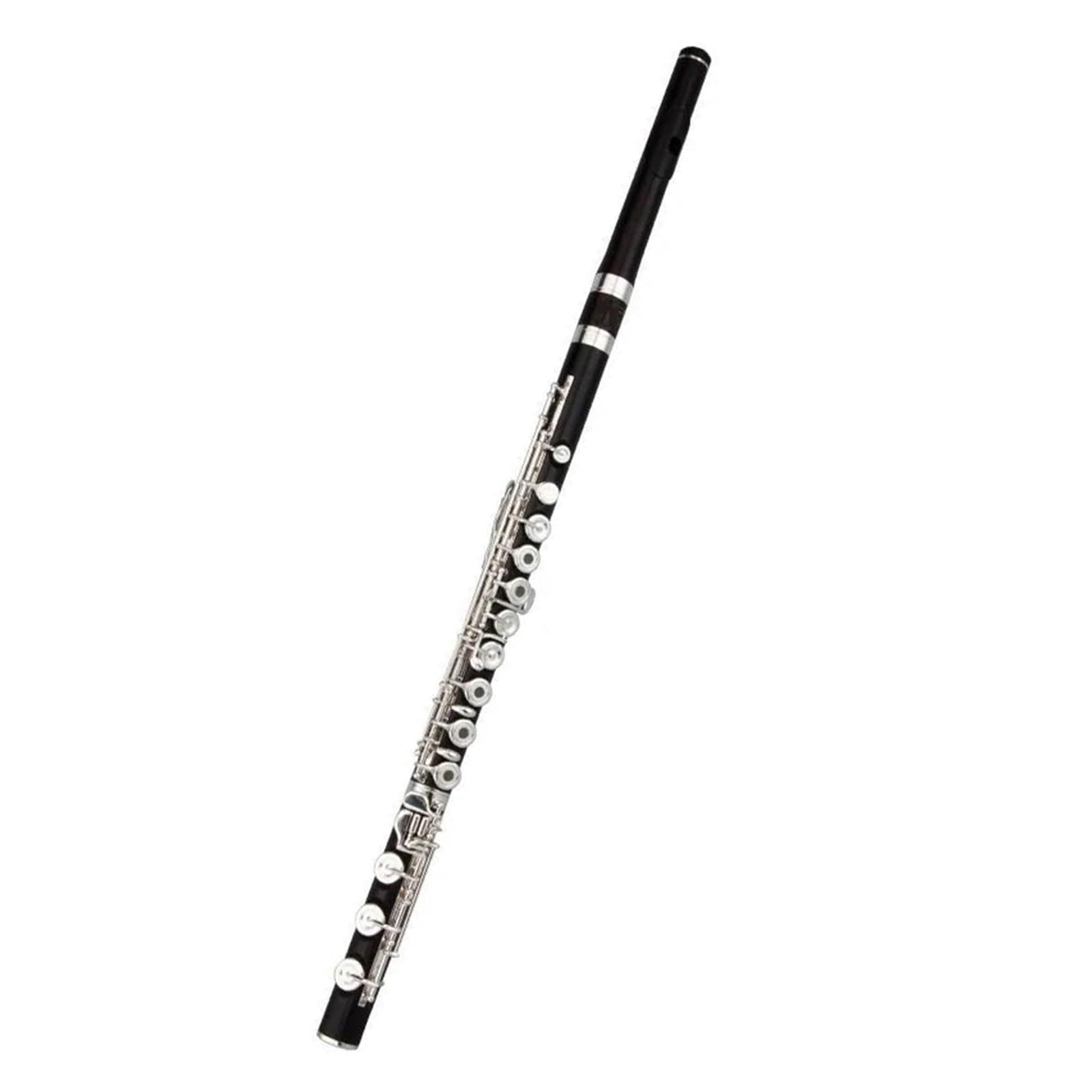 flet prosty Ebony Flute Professional C Key 17-otworowy instrument fletowy z pudełkiem Instrument dęty drewniany