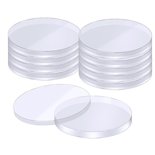 VVS Polyproylene 5Pcs Petri Dish 100mm Sterile Bacterial Culture Dish Laboratory Plant Cell Tissue Culture Petri Dish Accessories Premium Cell Tissue Culture Dish