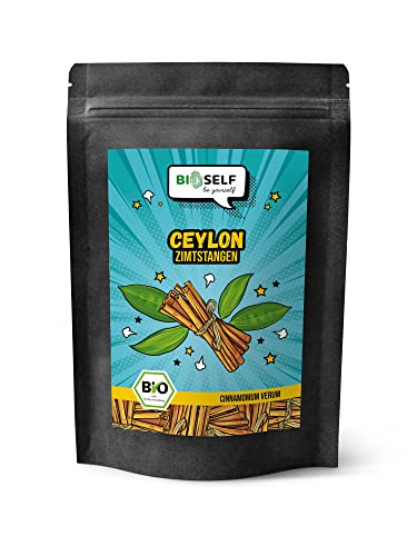 Bioself BIO Zimt, ganzer Ceylon Zimtstangen ca. 30 Stück (150 gr) Cover