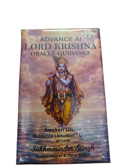 Krishna Oracle Card Advance AI Lord Krishna Oracle Guidance Card (48 Card) - Spiritual ...