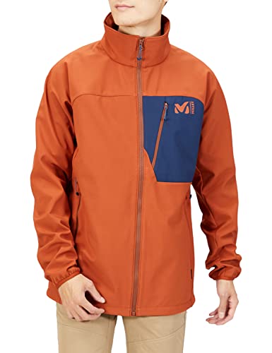 [ミレー] 非防水ジャケット マグマシールドジャケット メンズ RUST/SAPHIR L