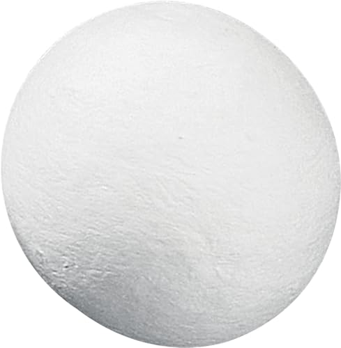 Boule de Ouate, 10mm, Blanc, Lot de 50