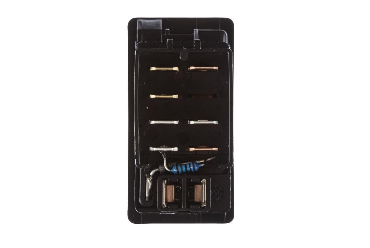 HELLA Interruttore Lampeggiatori D'emergenza 12V, Modulare 4570, Per Interni Auto, Con Lampadina - 2