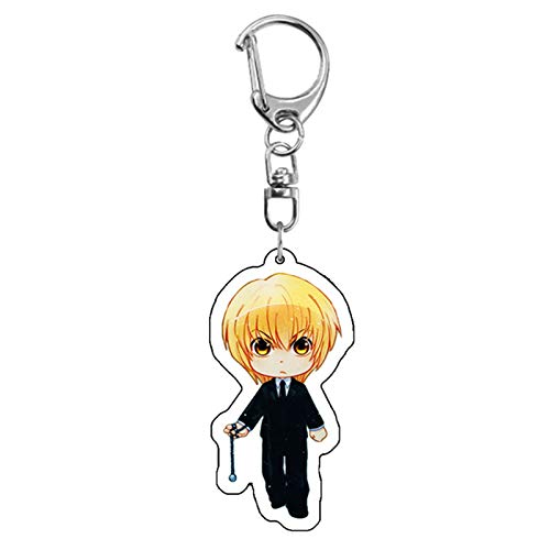 Chef Vinny Popular Anime Hunter X Hunter Kurapika GON Freecss Keychain Props Key Ring Toy Halloween for Bag Cosplay(Multi-Style05)