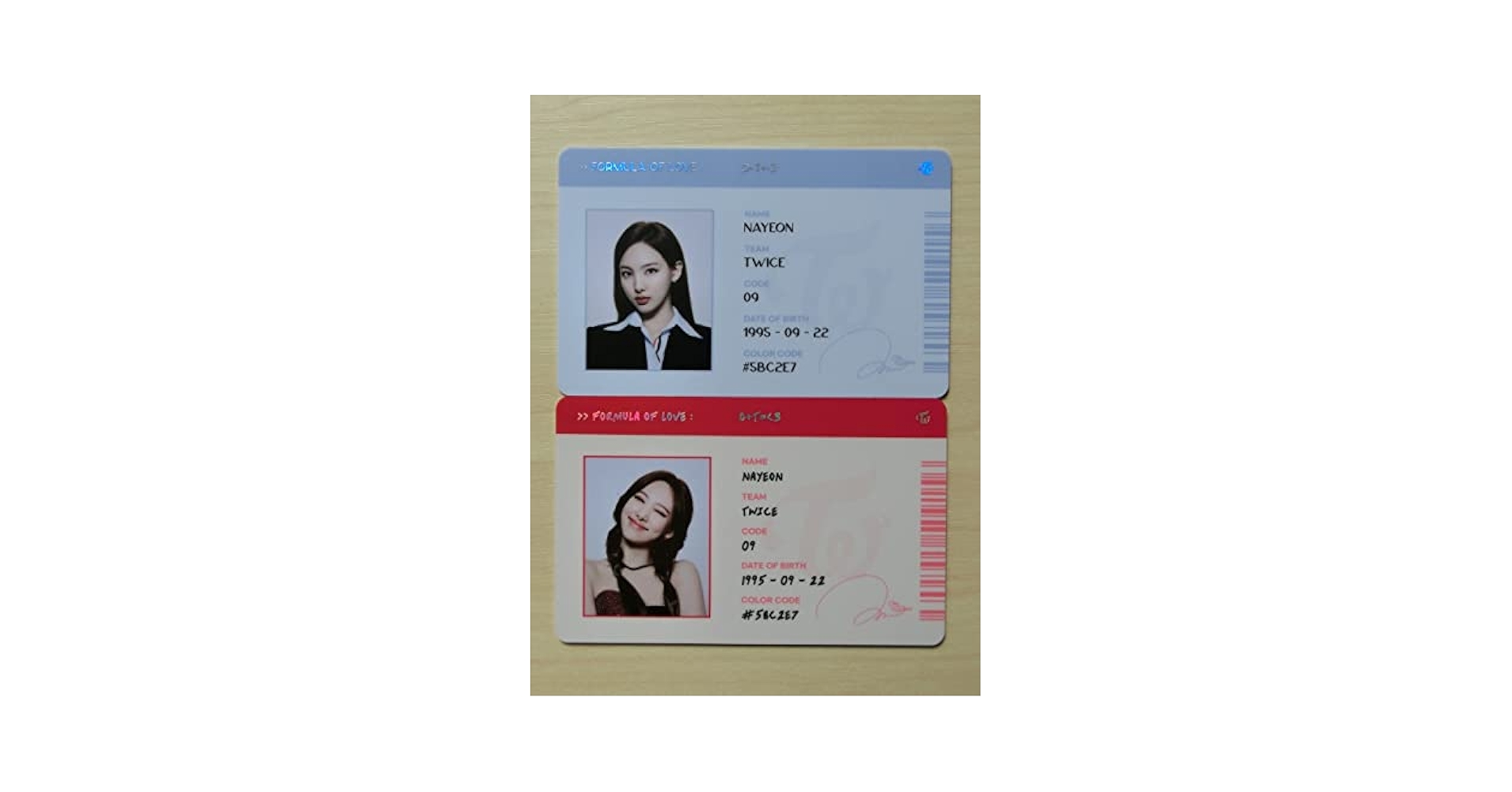 TWICE Formula of Love カード 2枚セット TWICE Formula of Love: O+T=<3 トレカ 2枚セット - メルカリ