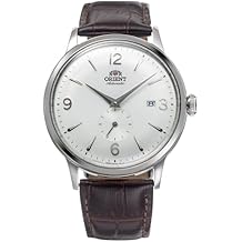 Orient Classic Bambino Small Seconds Male Automatic Hand Winding Wristwatch - Mechanical Classic Leather Brown Band Stainless Steel Case Analog White Dial - RA-AP0002S