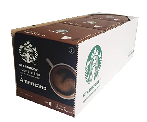 Nescafe Dolce Gusto Starbucks House Blend Americano X 3 Boxes (36 Capsules) 36 Drinks #TOP3
