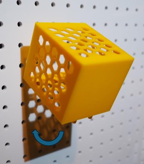 Honeycomb Storage Container For Pegboard