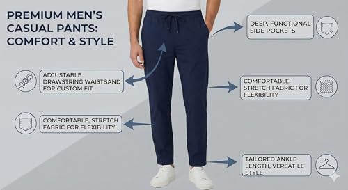 Image of HOODMASTER Men's Polyester Blend Track Pant with Drawstring Classic Style Regular Fit Solid Pattern and Standard Length | Mens Casual Daily Use Track Pants | Soft Fabric Modern Casual Track Pant