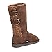 MUK LUKS Mens Essentials By Women's Jean Fashion Boot, Brown Cable, 8 US