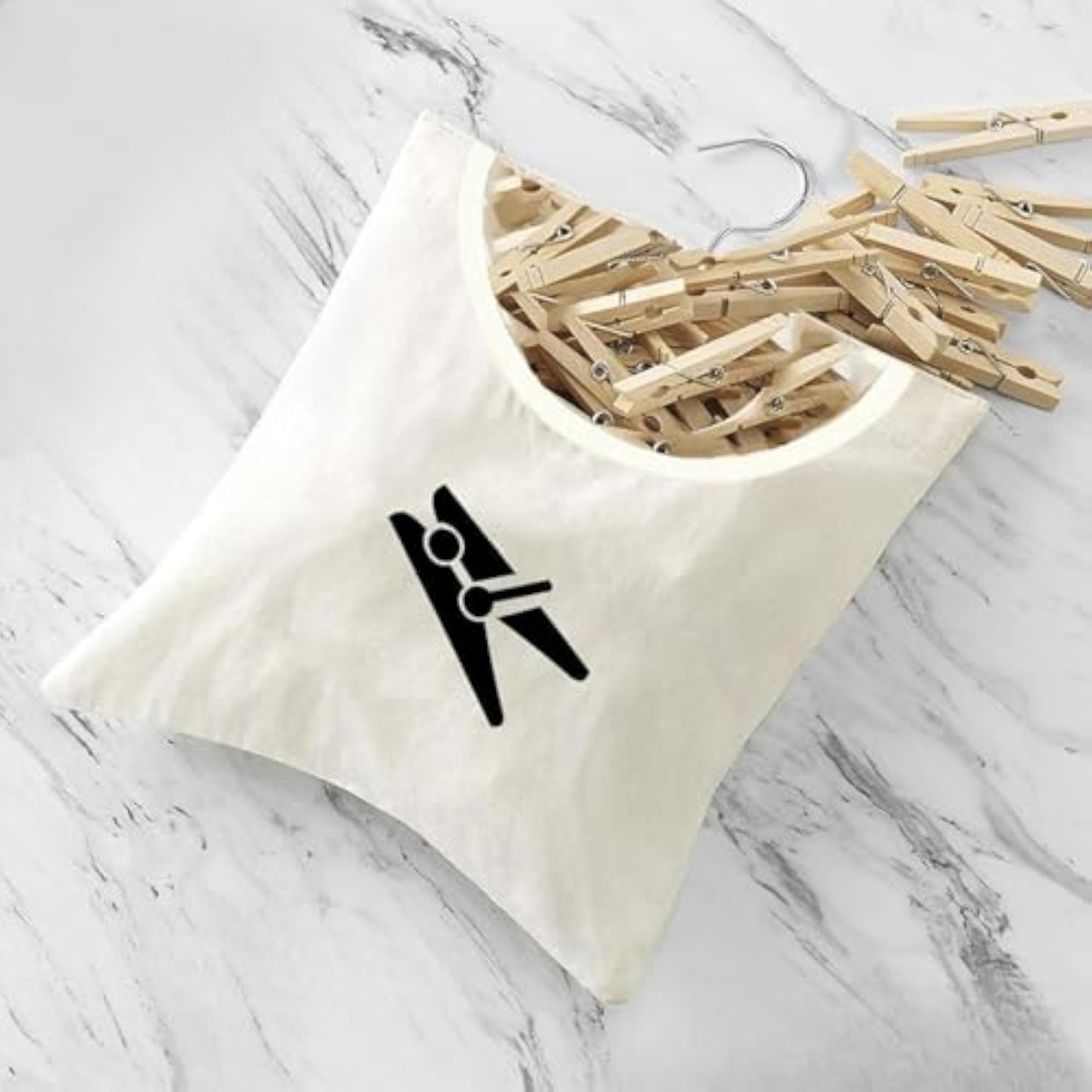 Clothespin Storage Bag for Laundry Organization