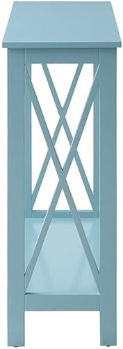 Miniatura 9 de Convenience Concepts Oxford - Mesa consola de 39.5 pulgadas, mesa de sofá con estante de almacenamiento, mesa de pasillo de entrada de transición