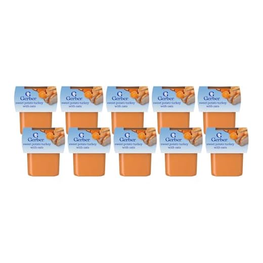 Gerber Sweet Potato Turkey Baby Food Tubs