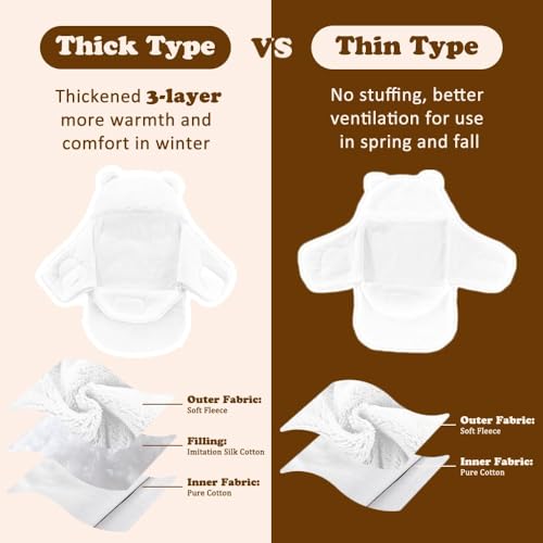 Image of AiWMGL Baby Winter Fleece Swaddle Blanket Boys Girls Warm Soft Plush Sleeping Sacks Adjustable 0-3 Months Newborn Swaddling Wrap