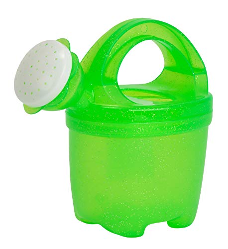 Simba 107101668 - Kleine Gießkanne, Gießer, mit Glitter, Glitzer, 16cm, Sandkastenspielzeug, Sandspielzeug, ab 10 Monaten