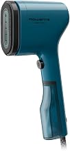 PurePop Handheld Steamer for Clothes 1.5 Lbs 15 Second Heatup, 2.3 Oz Capacity 1150 Watts Portable, Ironing, Fabric Steamer, Garment Vacation Essentials, Travel Must Have Blue DR2020 DR2020U1