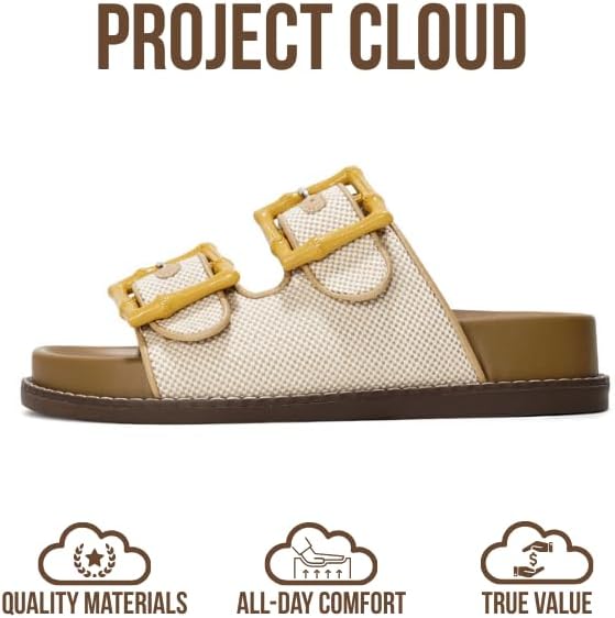Project Cloud Platform Summer Sandals for Women 2026 - Comfortable and Adjustable Straps Summer Slides - Non-Slip Casual Womens Sandals - Image 4