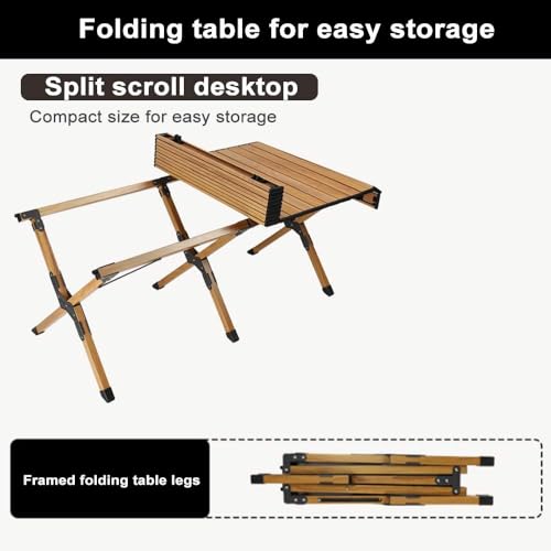 Table pliante légère et portable en aluminium facile à installer