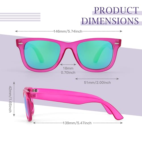 Image of SIPHEW Polarized Sunglasses for Women & Men - UV400 Mirrored Eyewear | Designer Unisex Fashion Sun Glasses w /Medium Fit,Suitable for Any Face Shape,Beach,Everyday Wear