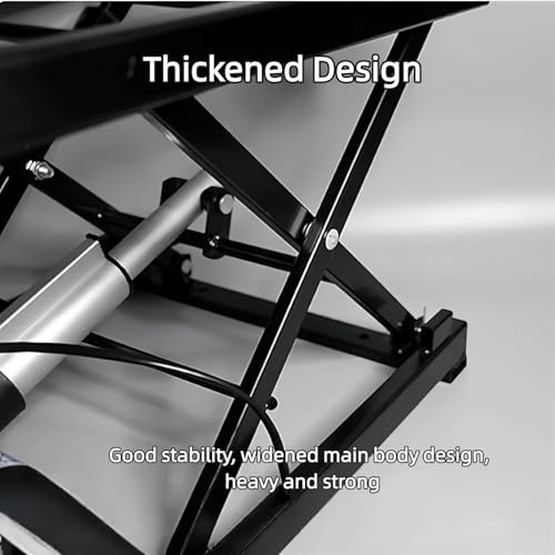 Tavolo elevatore elettrico con meccanismo a forbice, altezza regolabile per postazioni di lavoro ergonomiche e piattaforme industriali