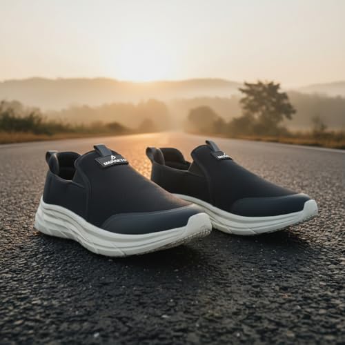 Image of Impakto Cozy Lazy Boy Slip-in Fit Walking Shoes | Lightweight & Breathable | Cushioned Insole for Comfort | Slip Resistant Outsole | Shoes for Casual & Travel