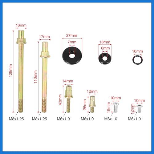 Image of Aluminum Alloy Low Profile Engine Valve Cover Washer Bolt Gasket Kit for Honda K-series Auto Accessories