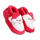 [PERSELOSO] コットン素材ベビー冬靴 12cm フロアシューズ 歩行練習用 幼児用靴 クリスマス に適した柔軟な1足