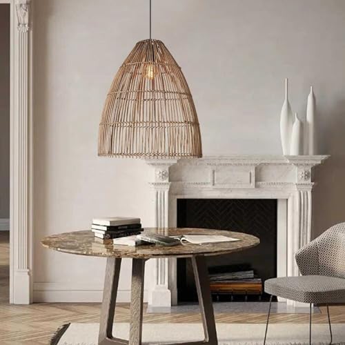 Candelabros de bambú para comedor que eliminan sombras duras en el salón 5