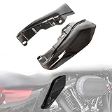 VEISUTOR Smoked Mid Frame Air Deflector Heat Shields for Harley Touring Street Electra Road Glide Road King Ultra Limited 2009-2024 Accessories (2PCS)