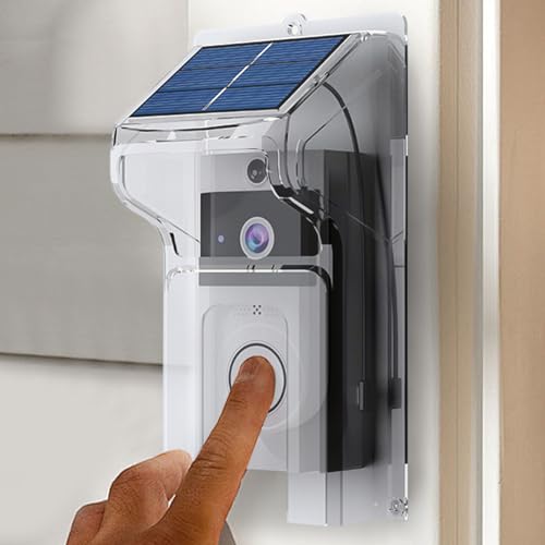 Boîtier de sonnette résistant aux intempéries avec visière de protection UV - 4