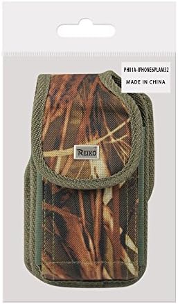 Reiko Rugged Vertical Pouch with Belt clip for iPhone 6 4.7INCH, iPhone 6S 4.7inch- Retail Packaging - Leaf Design
