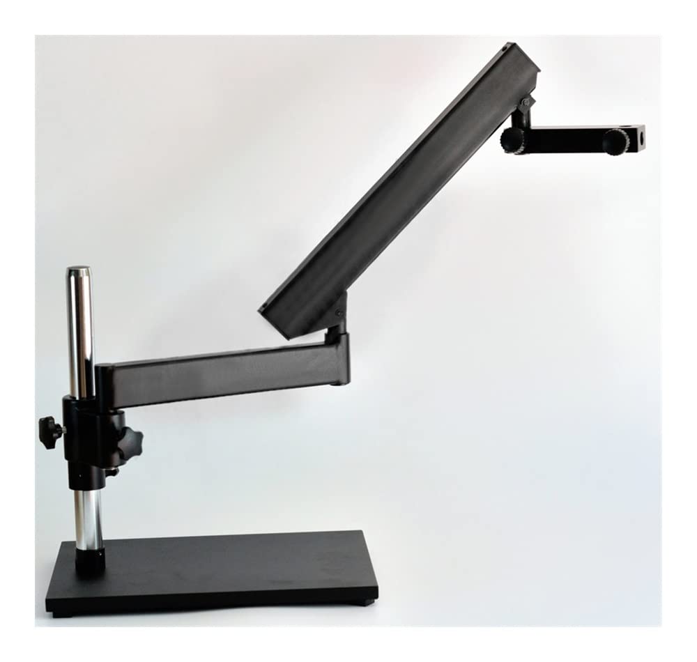 Microscope Articulating Arm with Base Plate for Stereo Microscopes + 76mm Arm Focuse(Stand C)