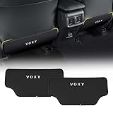 KINKA 新型ヴォクシー用 キックガード 刺繡ロゴ VOXY用 後部座席 汚れ保護シート キックガード車 キックパッド シート 車用座席キングカード 80系 90系 蹴り防止 防汚マット バックキックマット （ 2点セット,VOXY対応）