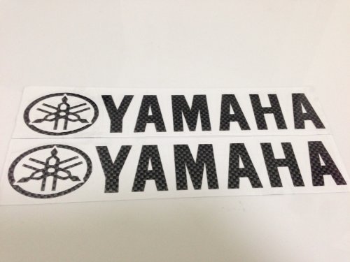 Motor_pro Carbon Fiber Gas Tank Logo Sticker Decal for Yamaha