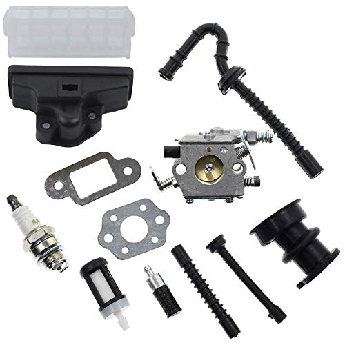 JDigJid - Kit de filtro de aire de carburador para 021023025, MS210, MS230, MS250, 250, motosierra 1123, 120, 0605, 1123, 160, 1650