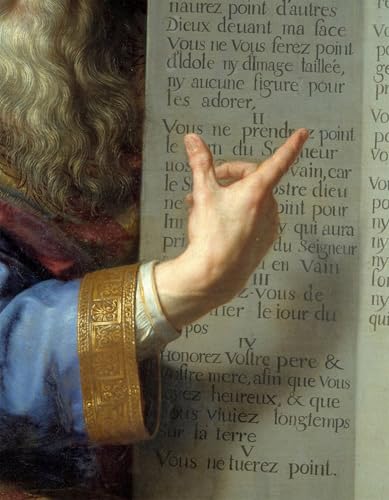 Tableau moderne Moïse Philippe de Champaigne style graffiti pour raviver un mur blanc vide