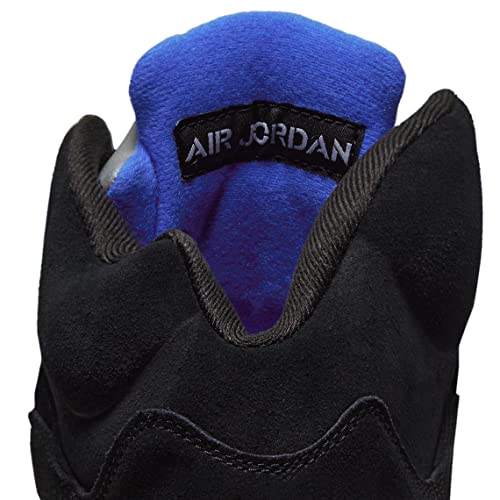 Masculino Jordan 5 Retro Racer Azul Preto/Azul Racer (CT4838 004), Preto/Racer Azul refletor Si, 12